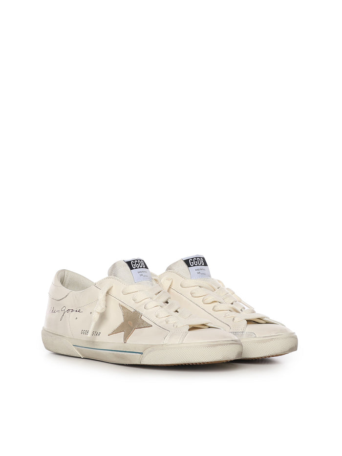 Golden Goose Sneakers White Platinum Cowskin