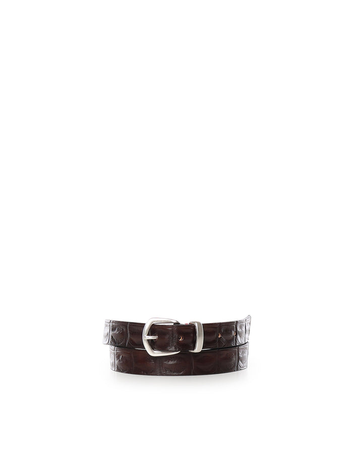 Eleventy Belts Brown Bovine Leather