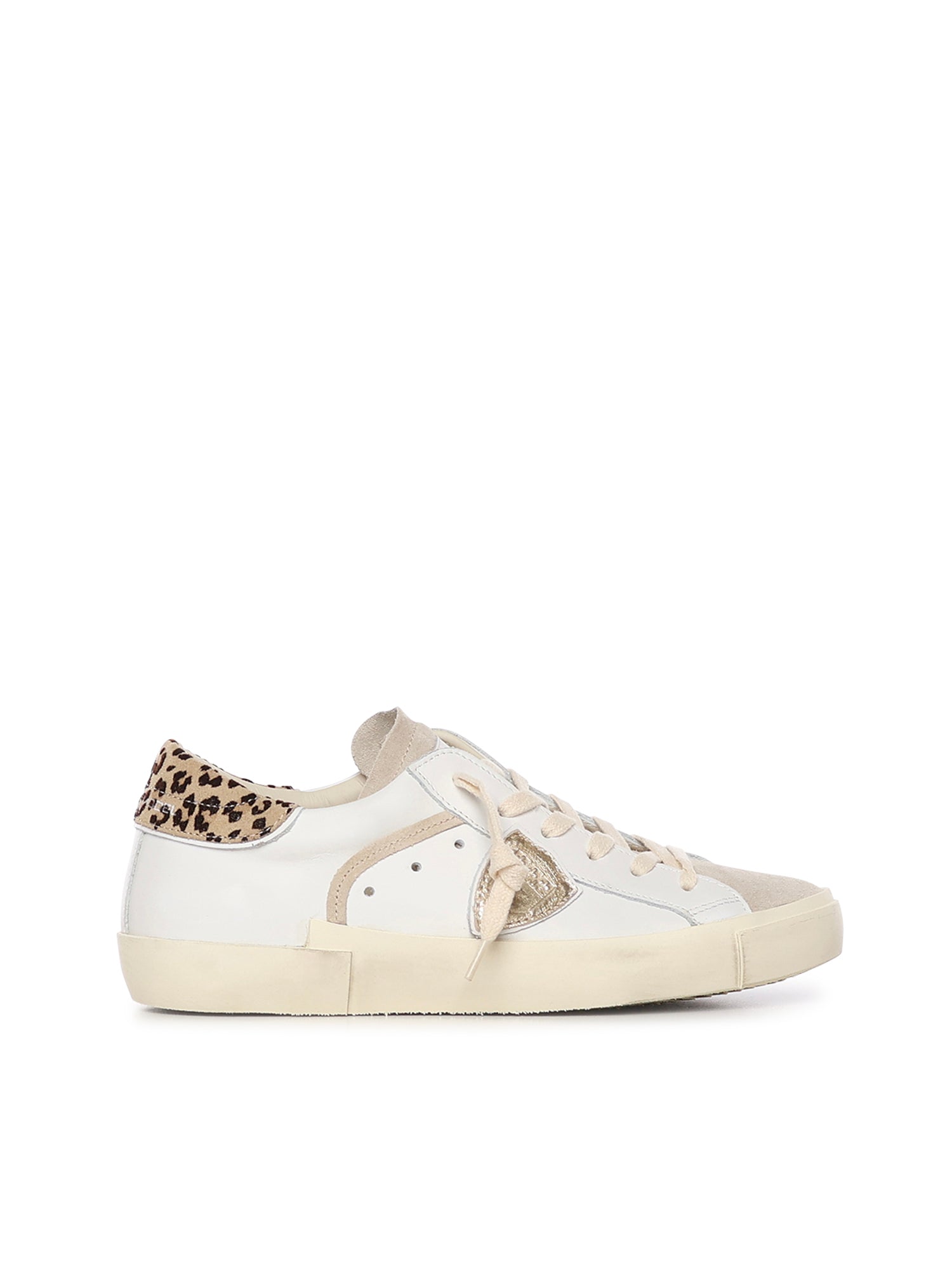 Philippe Model Sneakers White/beige Calfskin