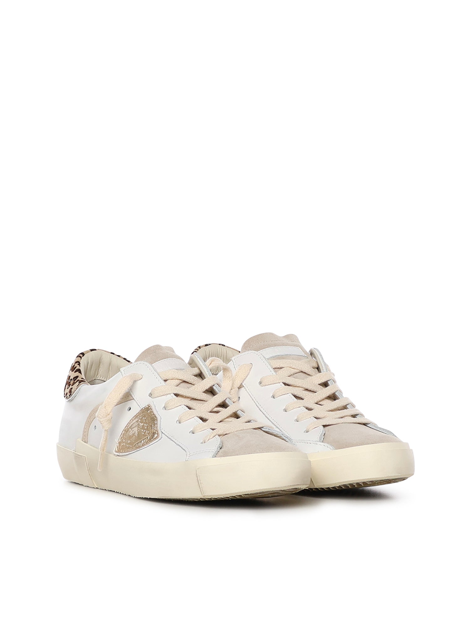 Philippe Model Sneakers White/beige Calfskin