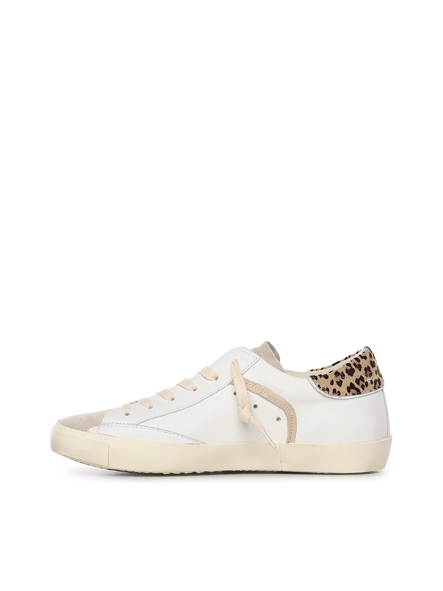 Philippe Model Sneakers White/beige Calfskin