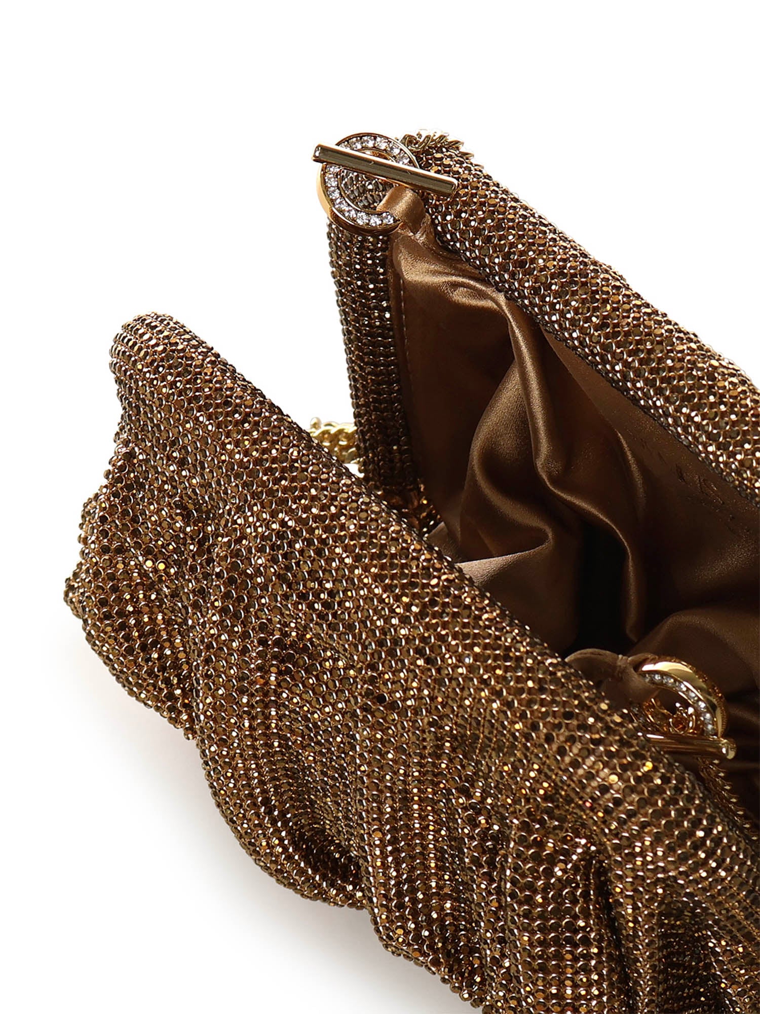 Benedetta Bruzziches Bags Golden Metal Mesh