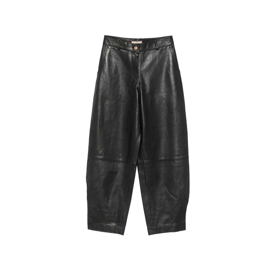Leather Trousers Carlea Black Calf