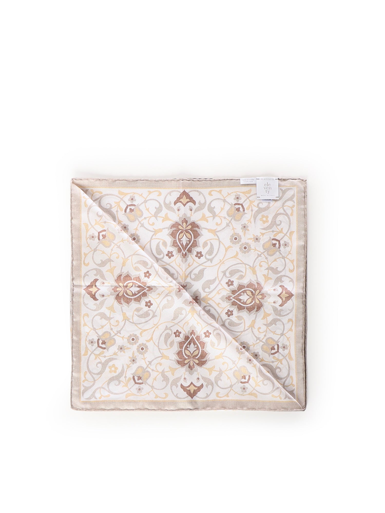 Eleventy Scarfs Ivory/sand Silk