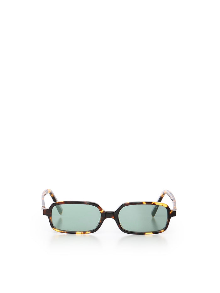 Miu Sunglasses Brown/green Acetate