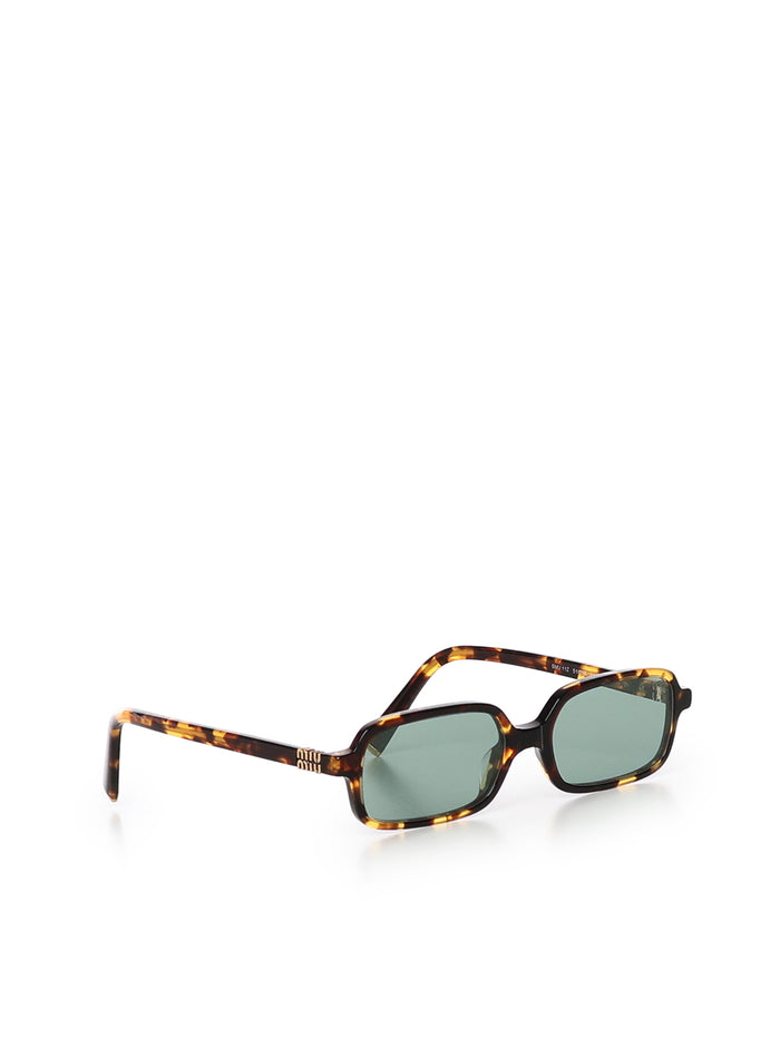 Miu Sunglasses Brown/green Acetate