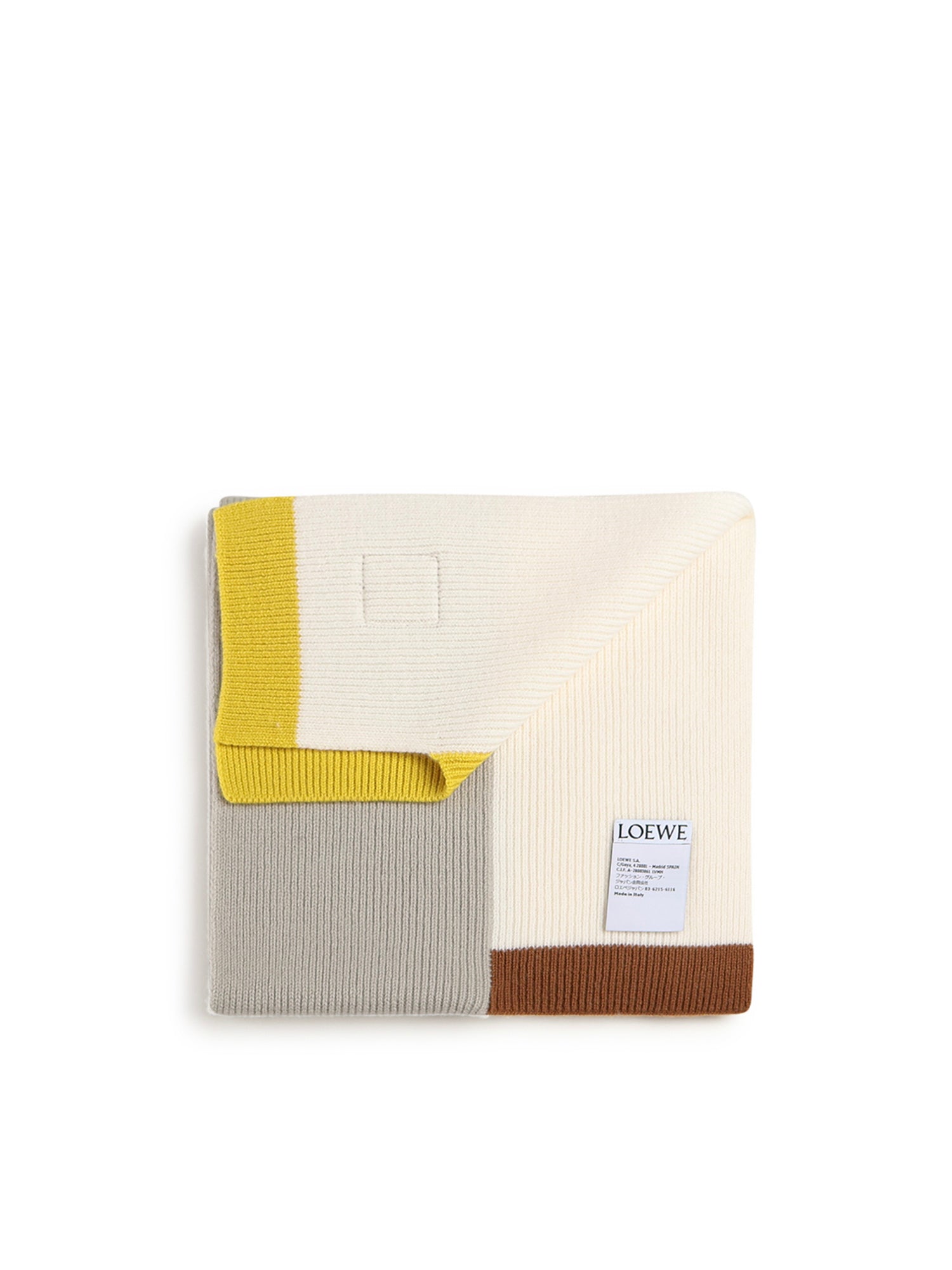 Loewe Scarfs Mustard/bronze Wool