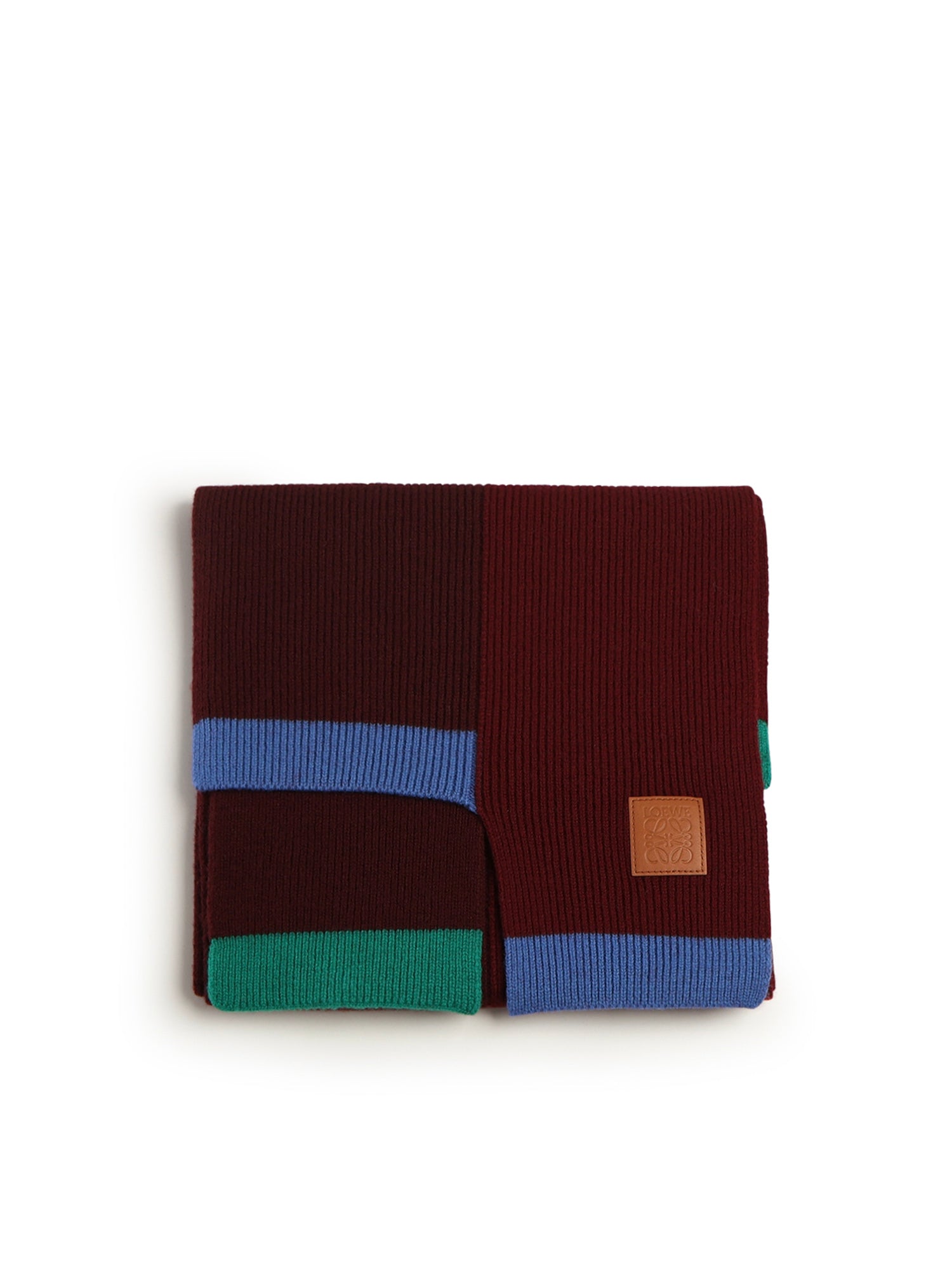 Loewe Scarfs Green/red/multicolor Wool