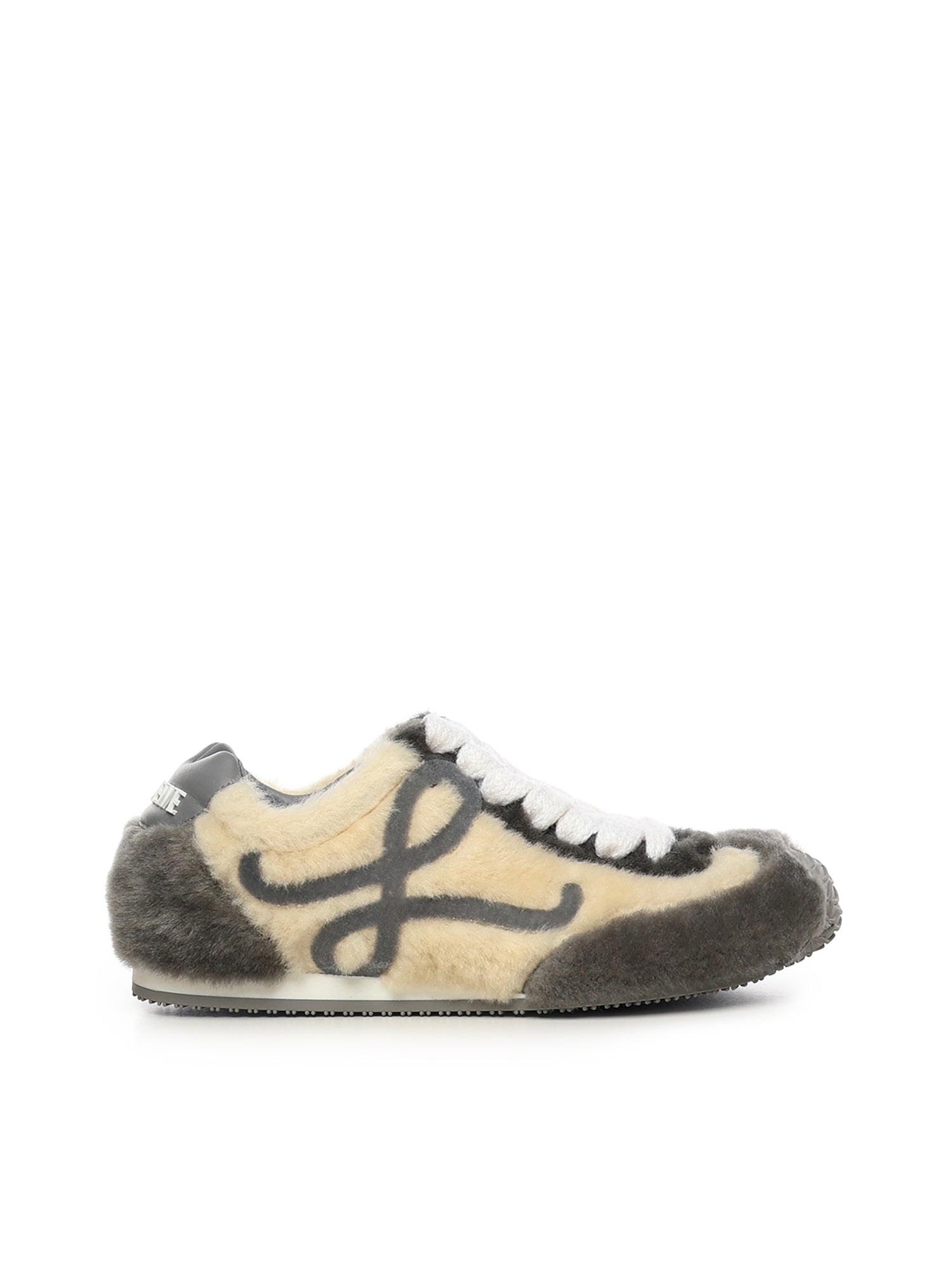 Loewe Sneakers Grey Multitone Shearling