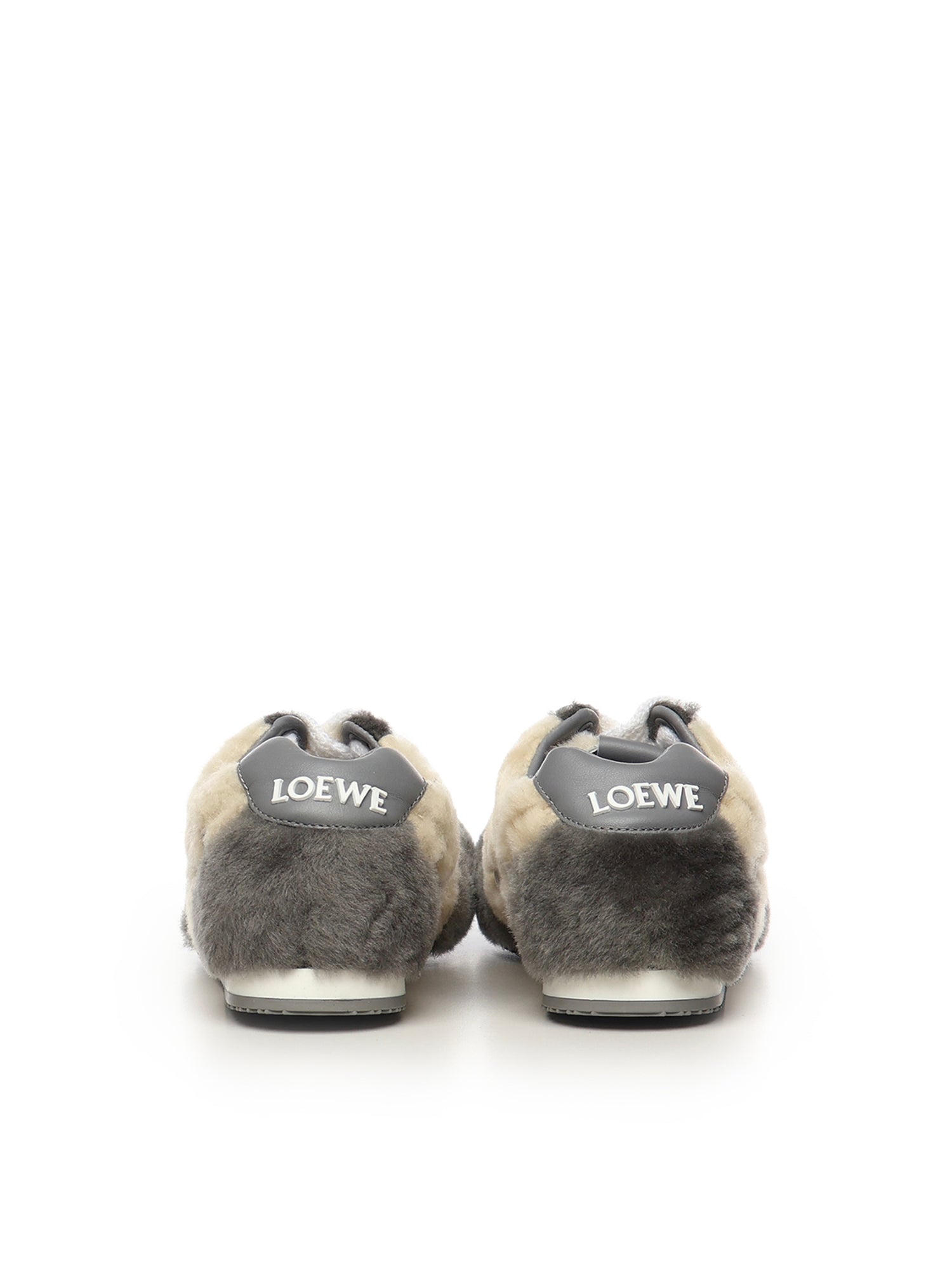 Loewe Sneakers Grey Multitone Shearling