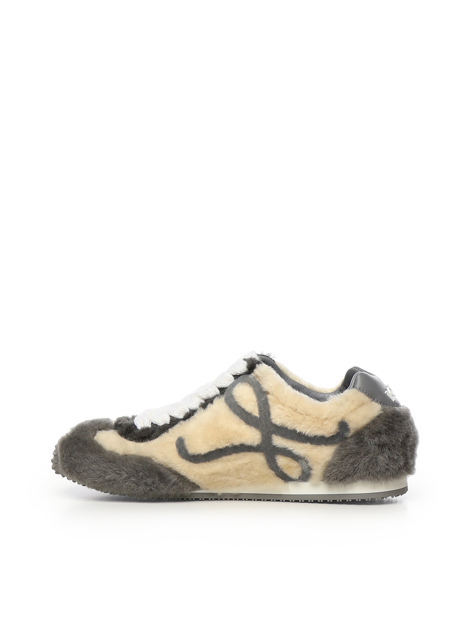Loewe Sneakers Grey Multitone Shearling