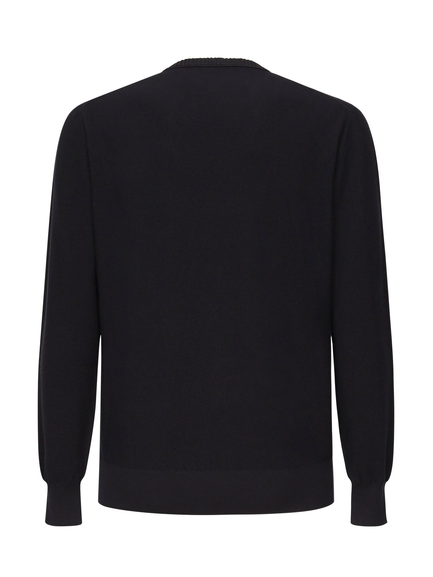 Loro Piana Sweaters Blue Navy Cotton Silk