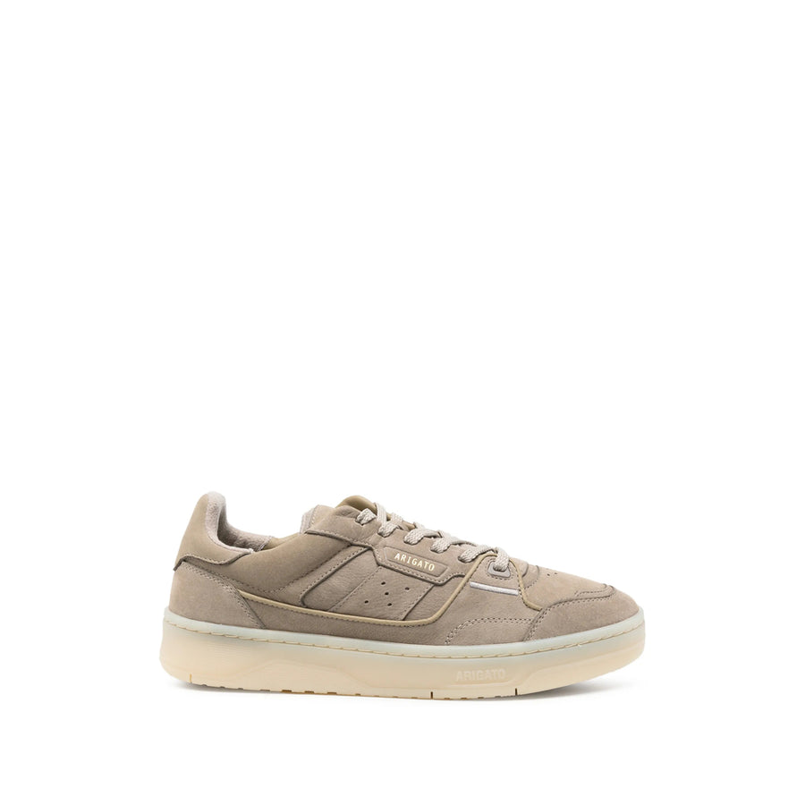Suede Lace-Up Sneakers Neutrals