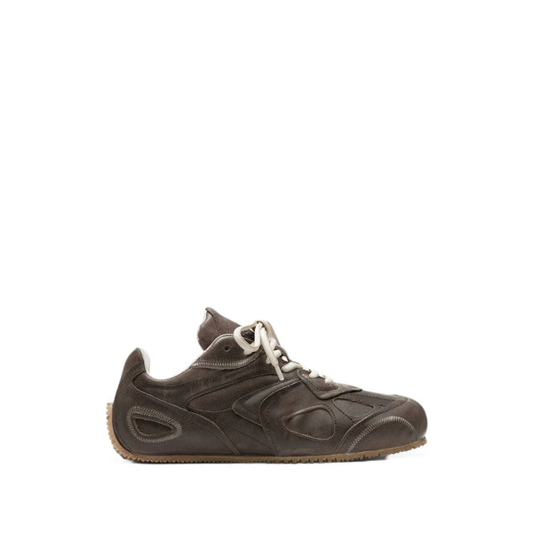 Sneakers Slow Brogu Brown Leather