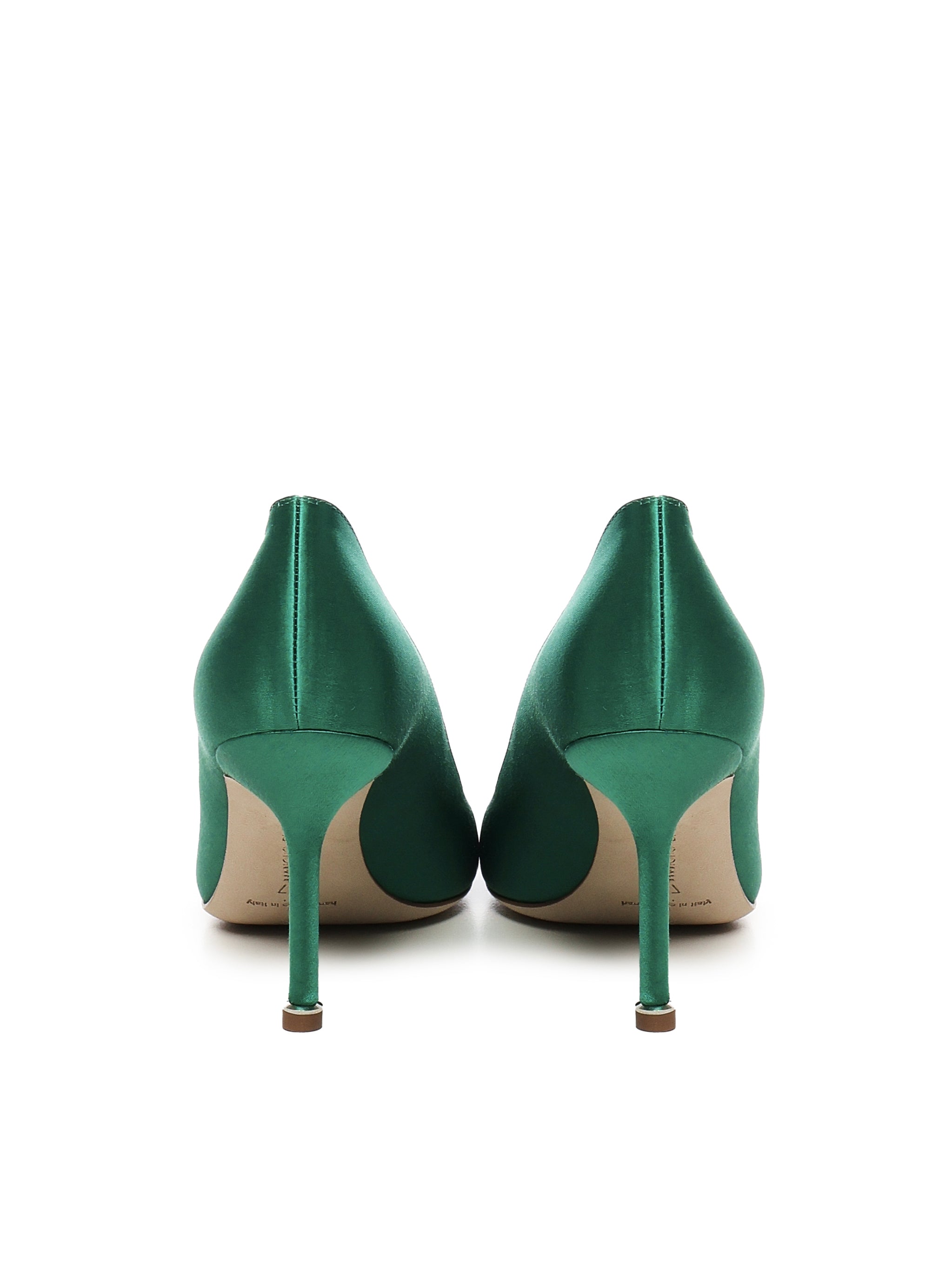 Manolo Blahnik With Heel Green Viscose