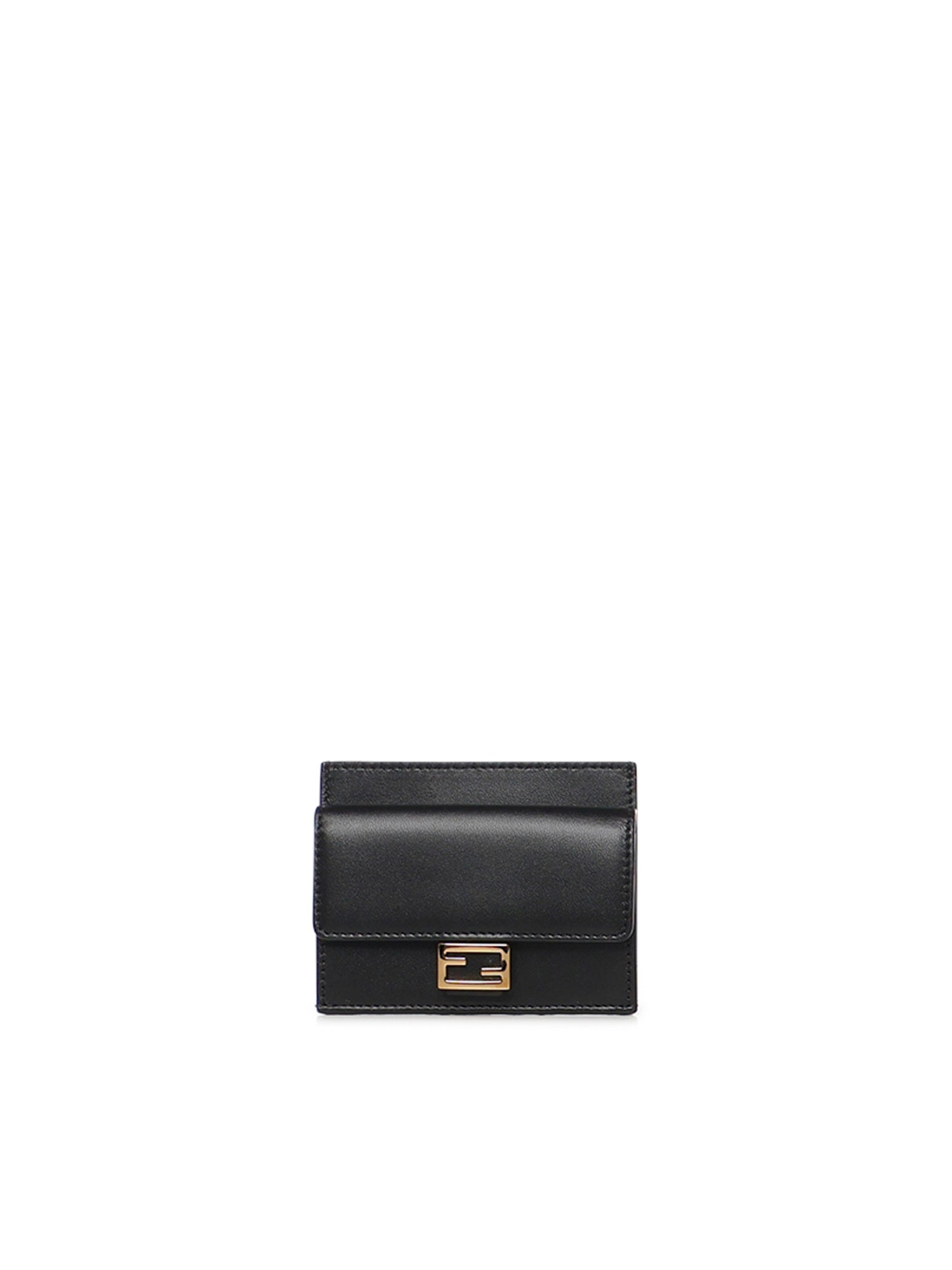 Fendi Wallets Black Lambskin