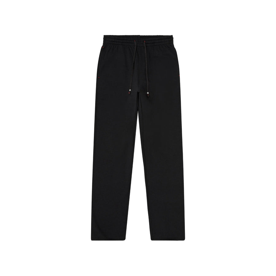 Track Pants Black Cotton