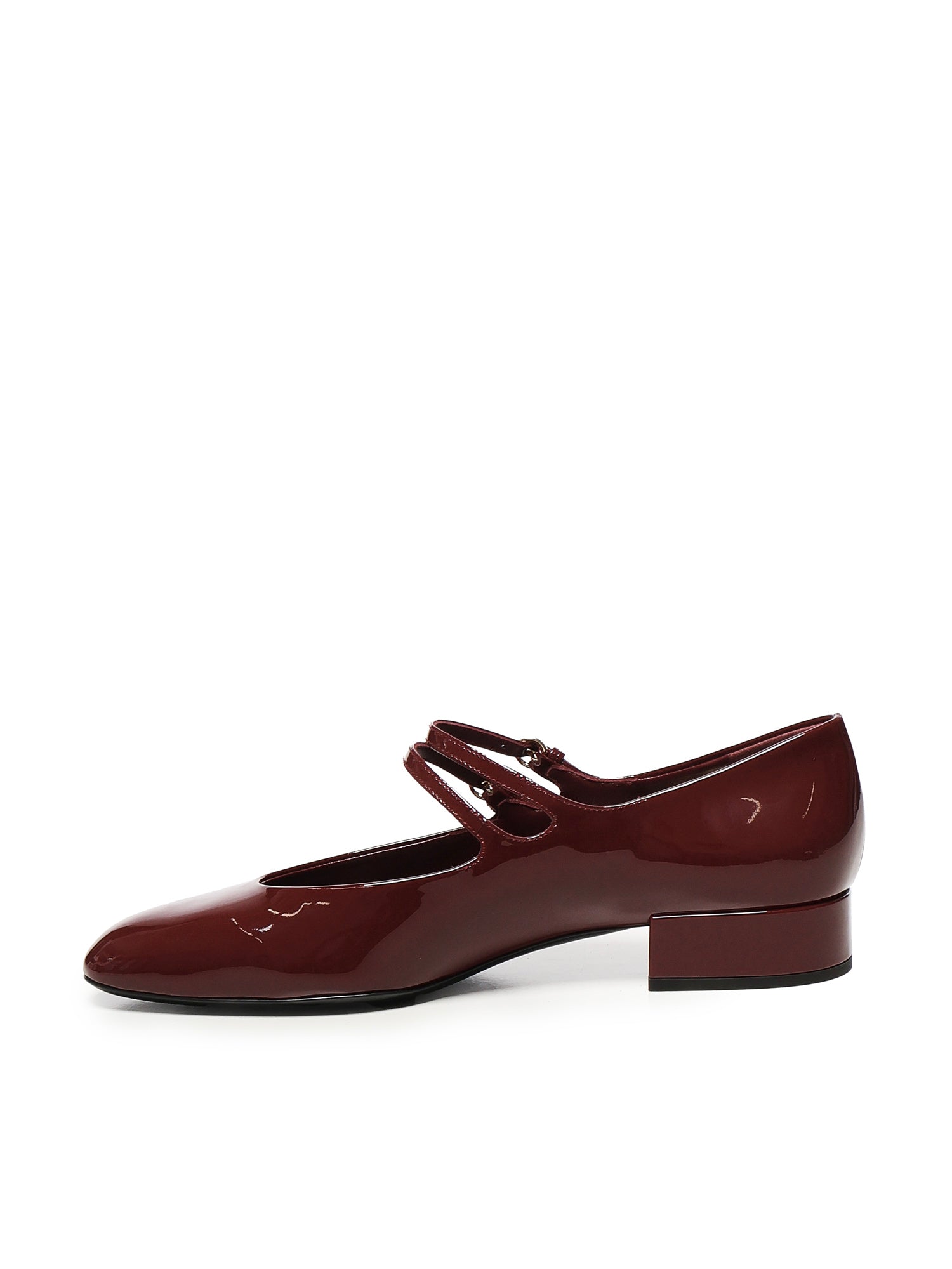 Miu With Heel Purple Calfskin