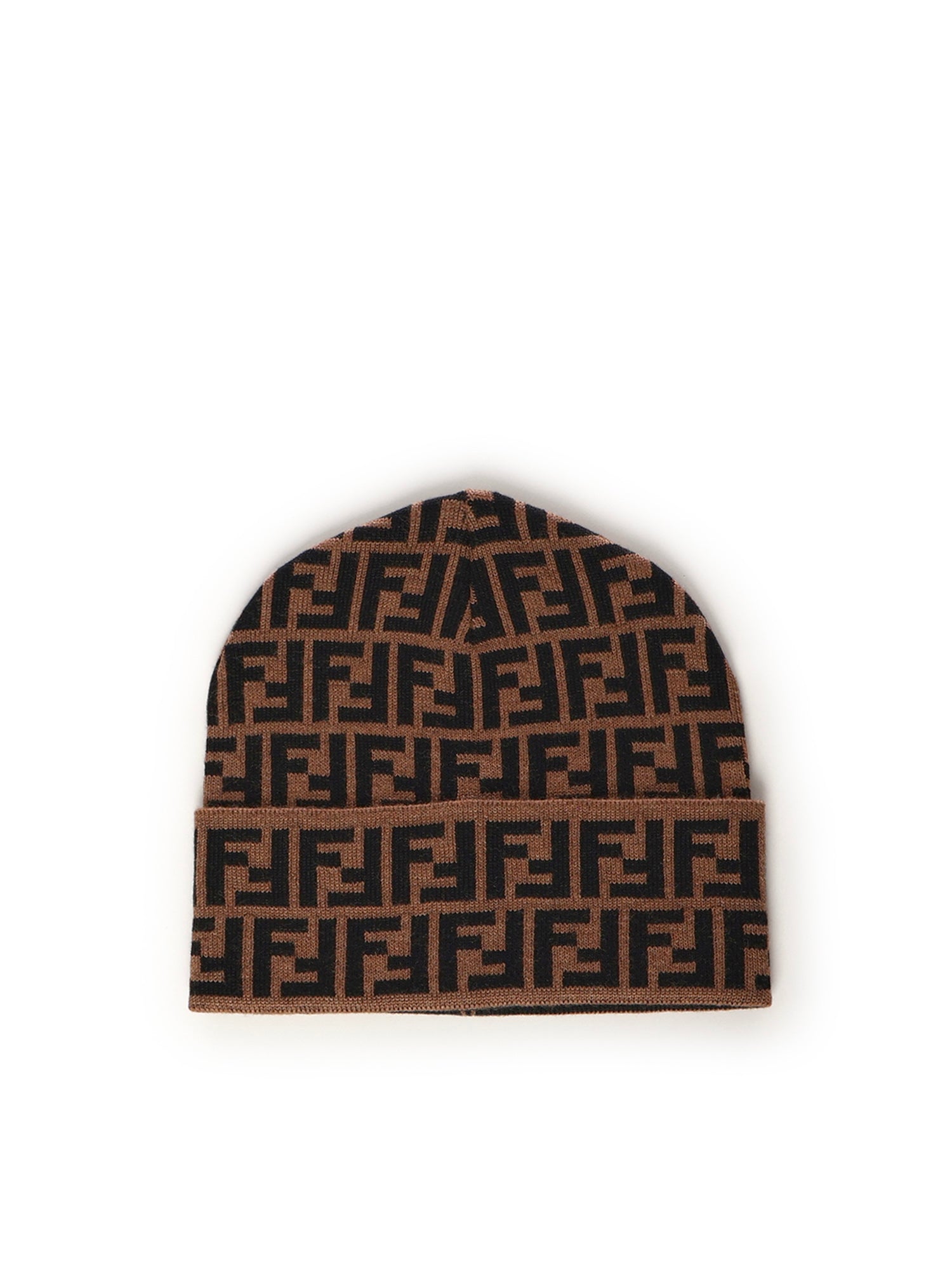 Fendi Hats Tobacco/black Wool