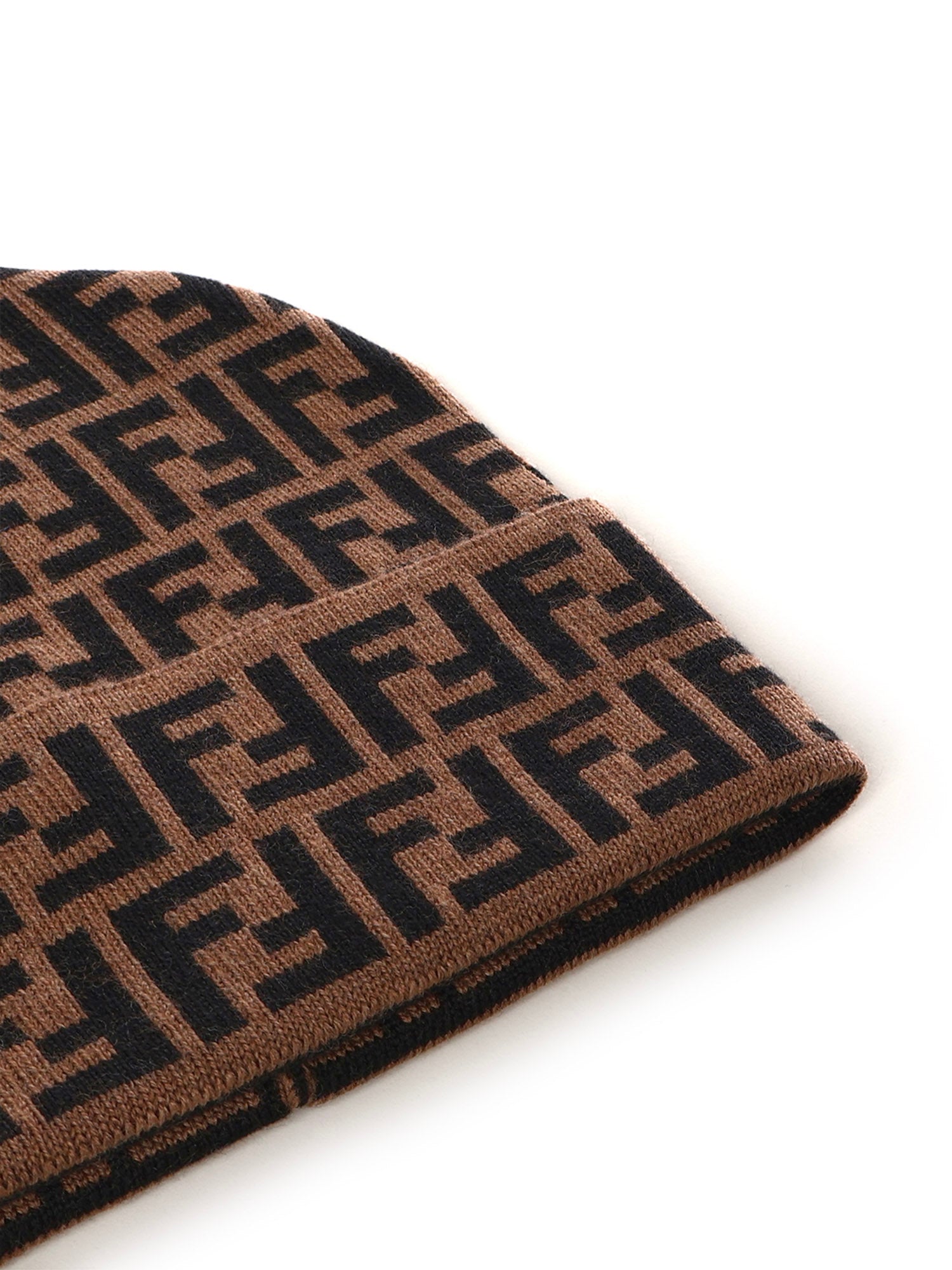 Fendi Hats Tobacco/black Wool