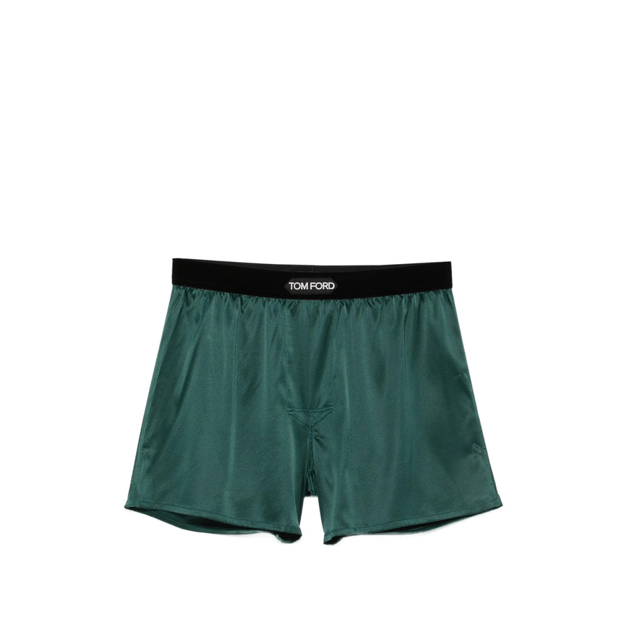 Silk Boxers Green Briefs &