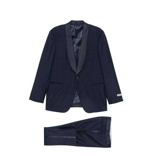 Suit Blue Wool Outer: Wool; Lining: Cupro Suits