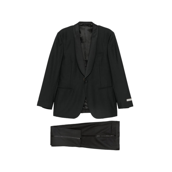 Suit Black Wool Outer: Wool; Lining: Cupro Suits