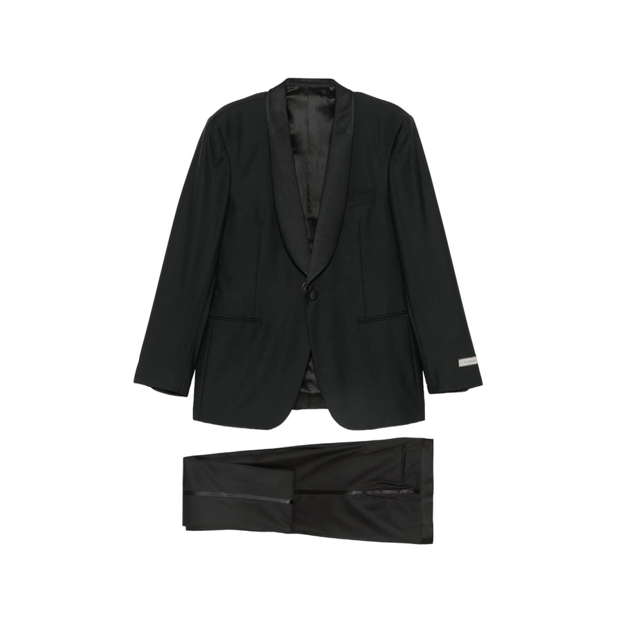 Suit Black Wool Outer: Wool; Lining: Cupro Suits