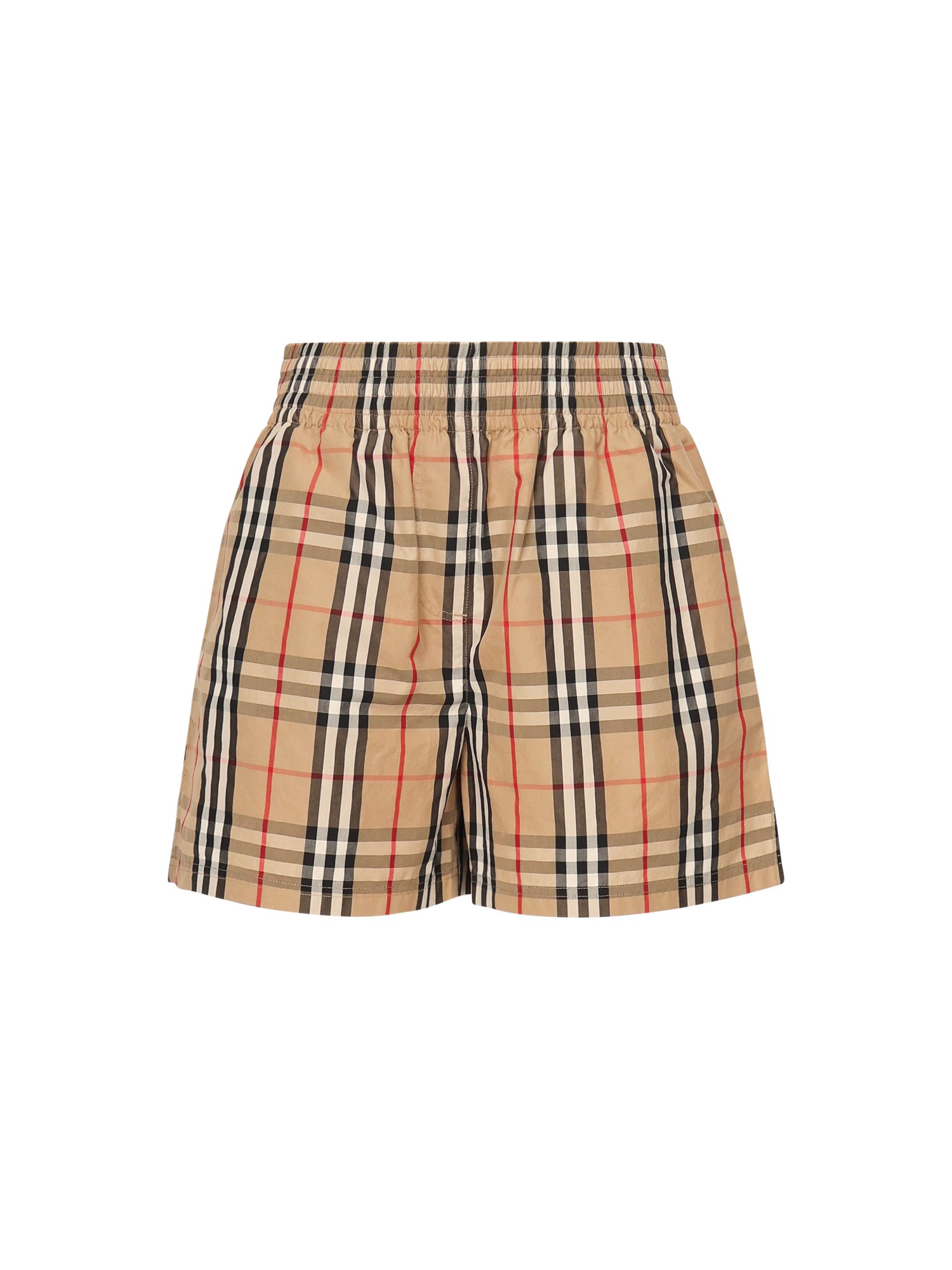 Burberry Shorts Beige Cotton