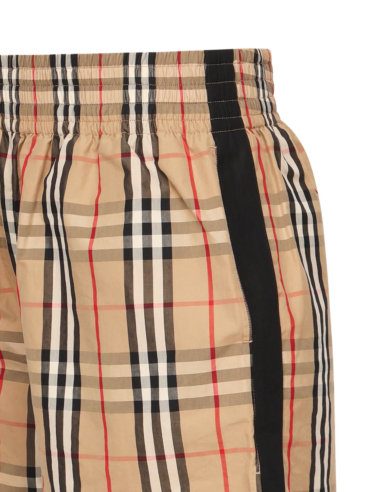 Burberry Shorts Beige Cotton