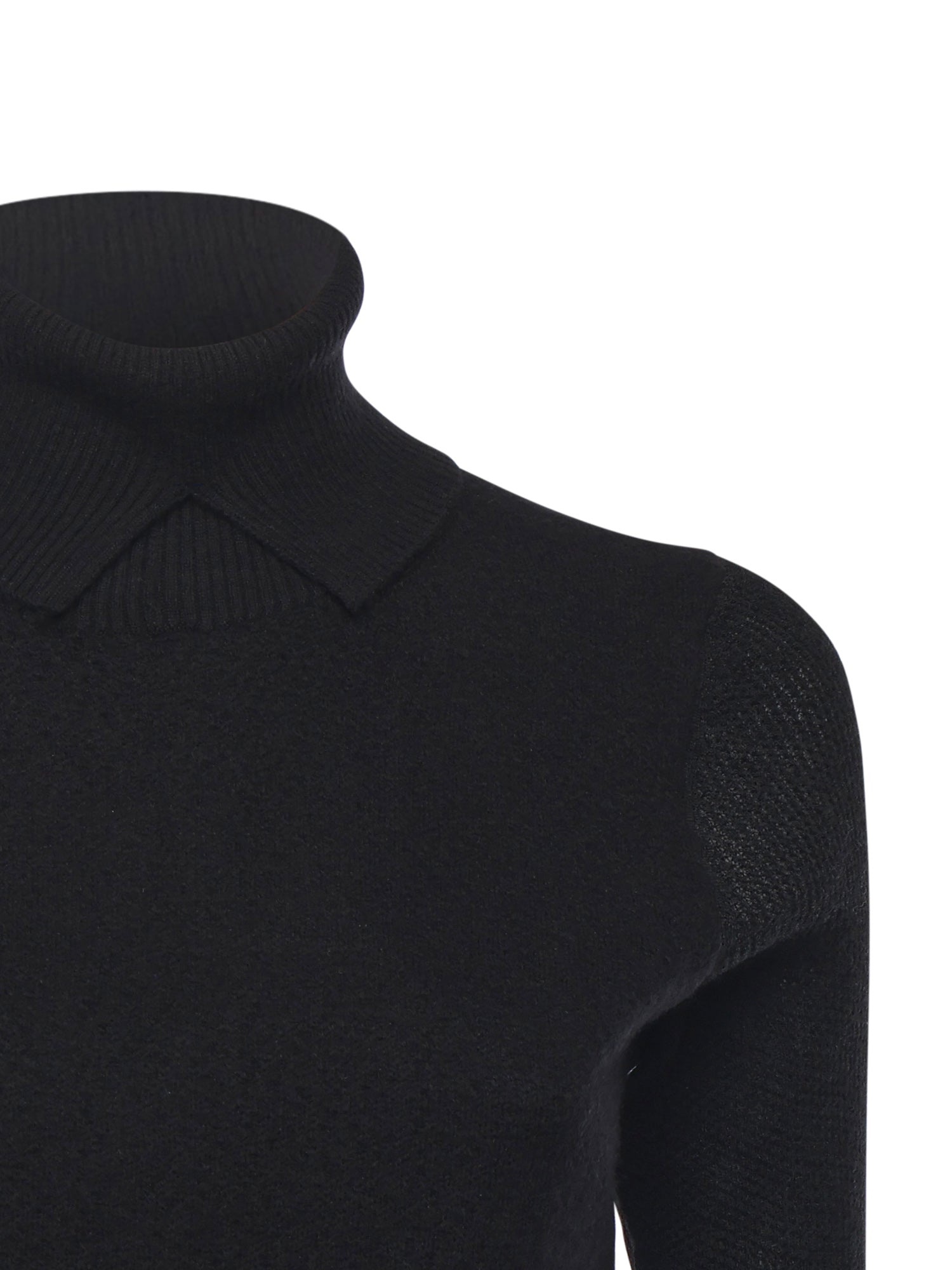 Burberry Sweaters Black Wool