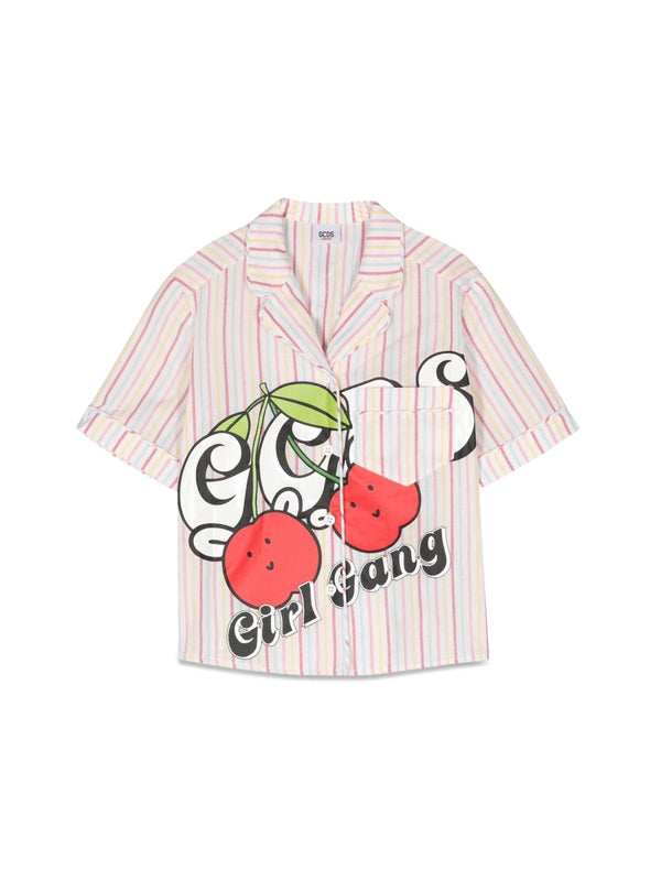 Shirt Striped Cotton Multicolour