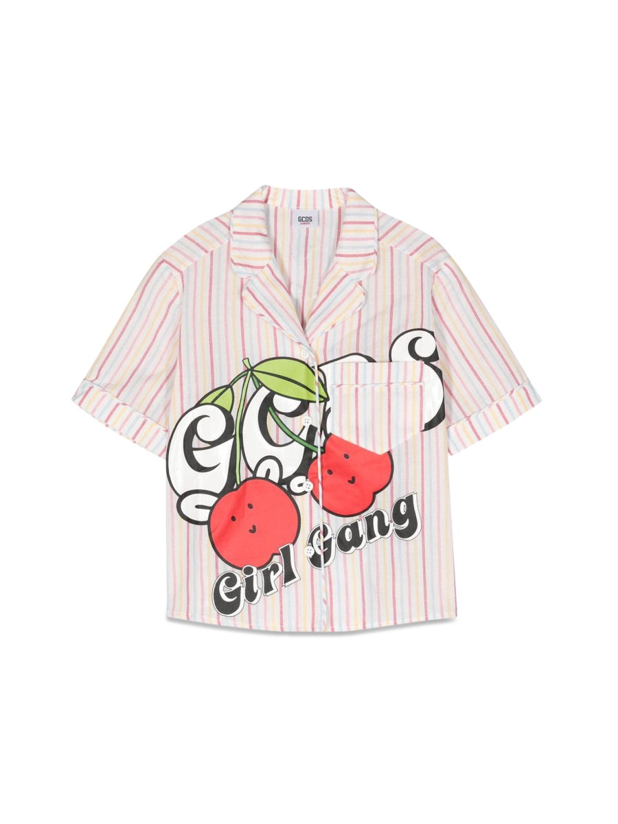 Shirt Striped Cotton Multicolour