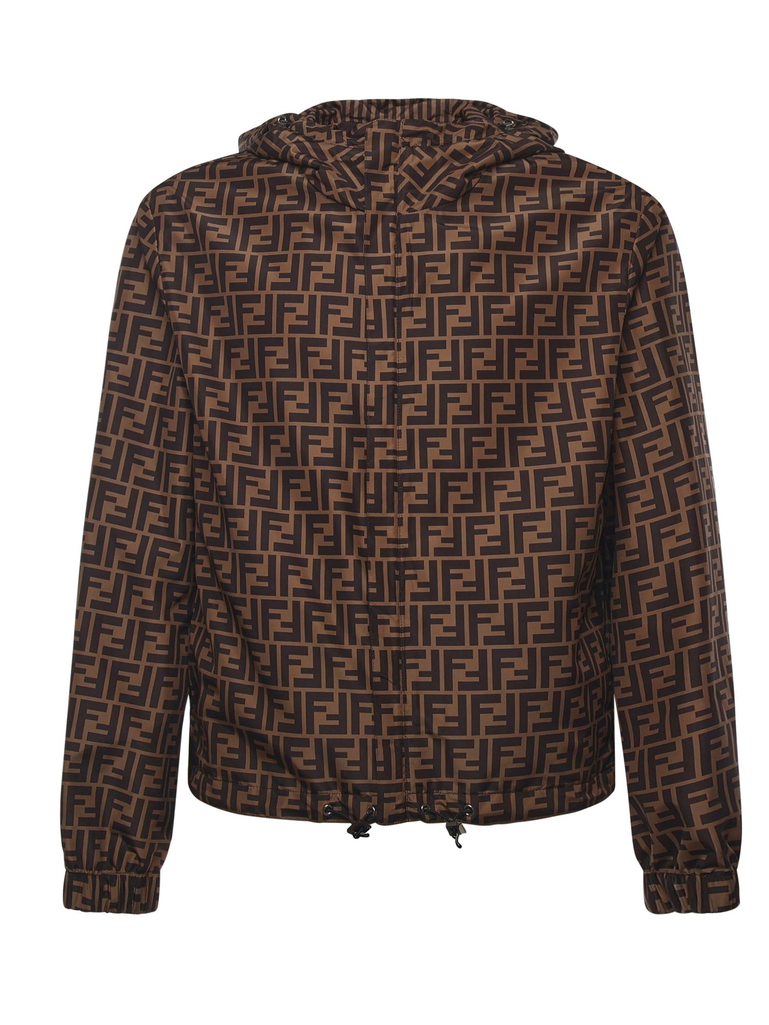 Fendi Coats Tabacco/moro Pl+fod.:pl