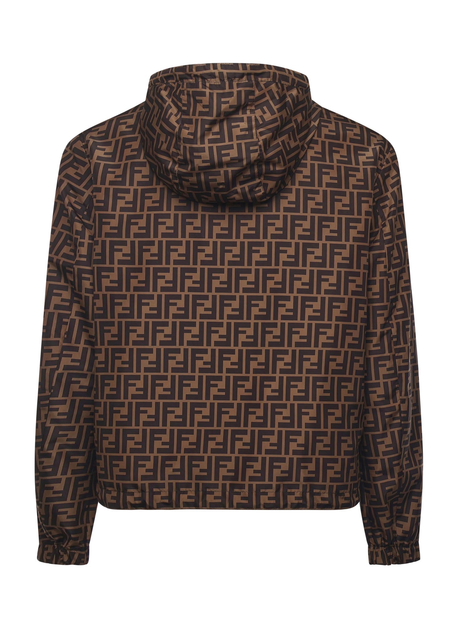 Fendi Coats Tabacco/moro Pl+fod.:pl