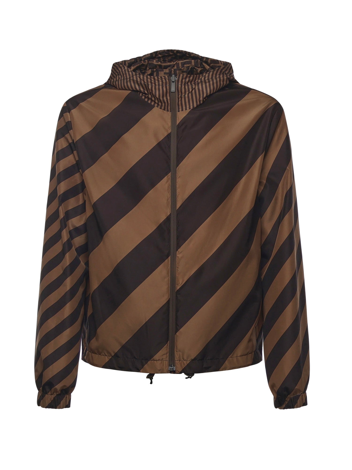 Fendi Coats Tabacco/moro Pl+fod.:pl