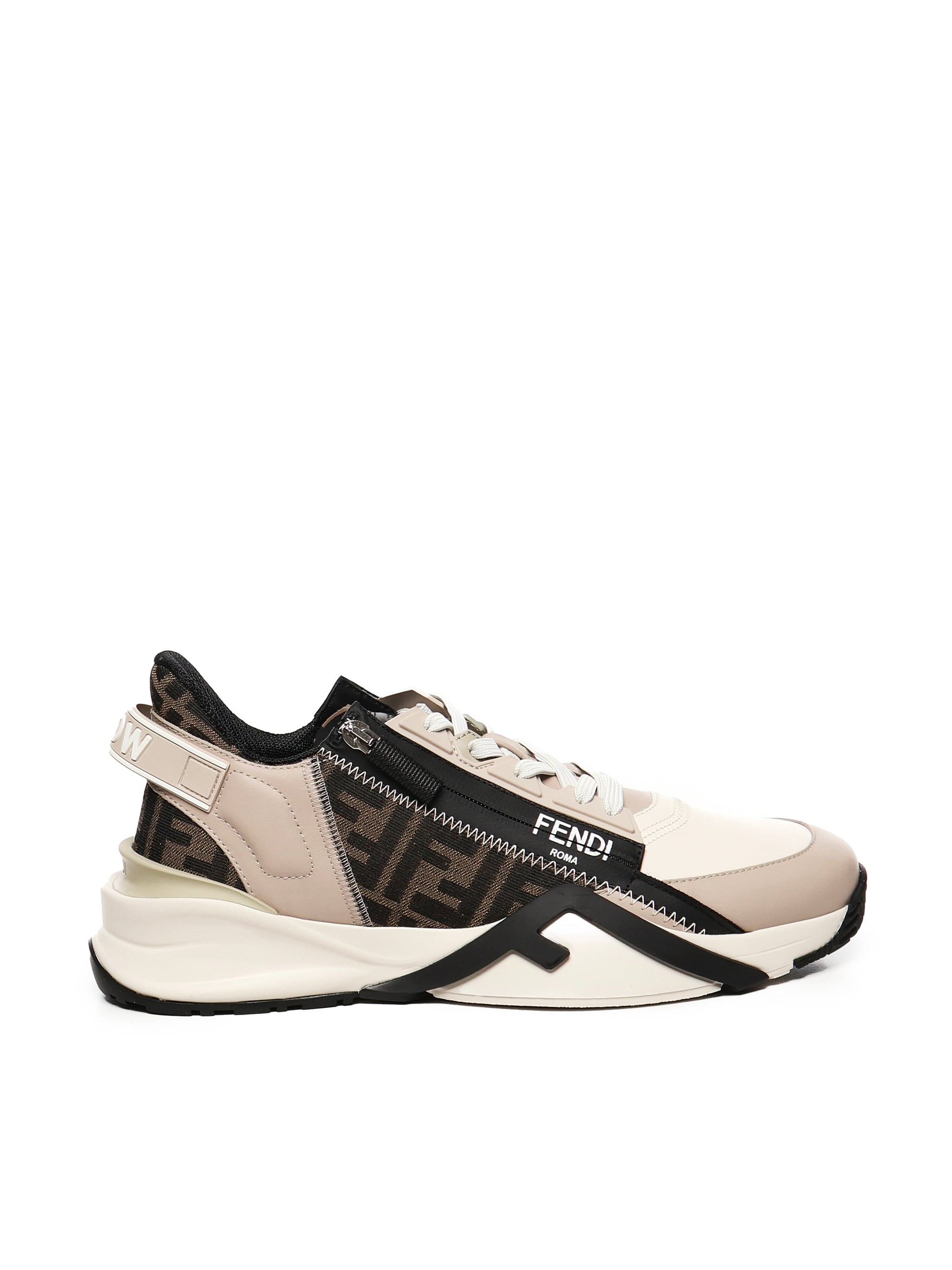 Fendi Sneakers Beige Calfskin