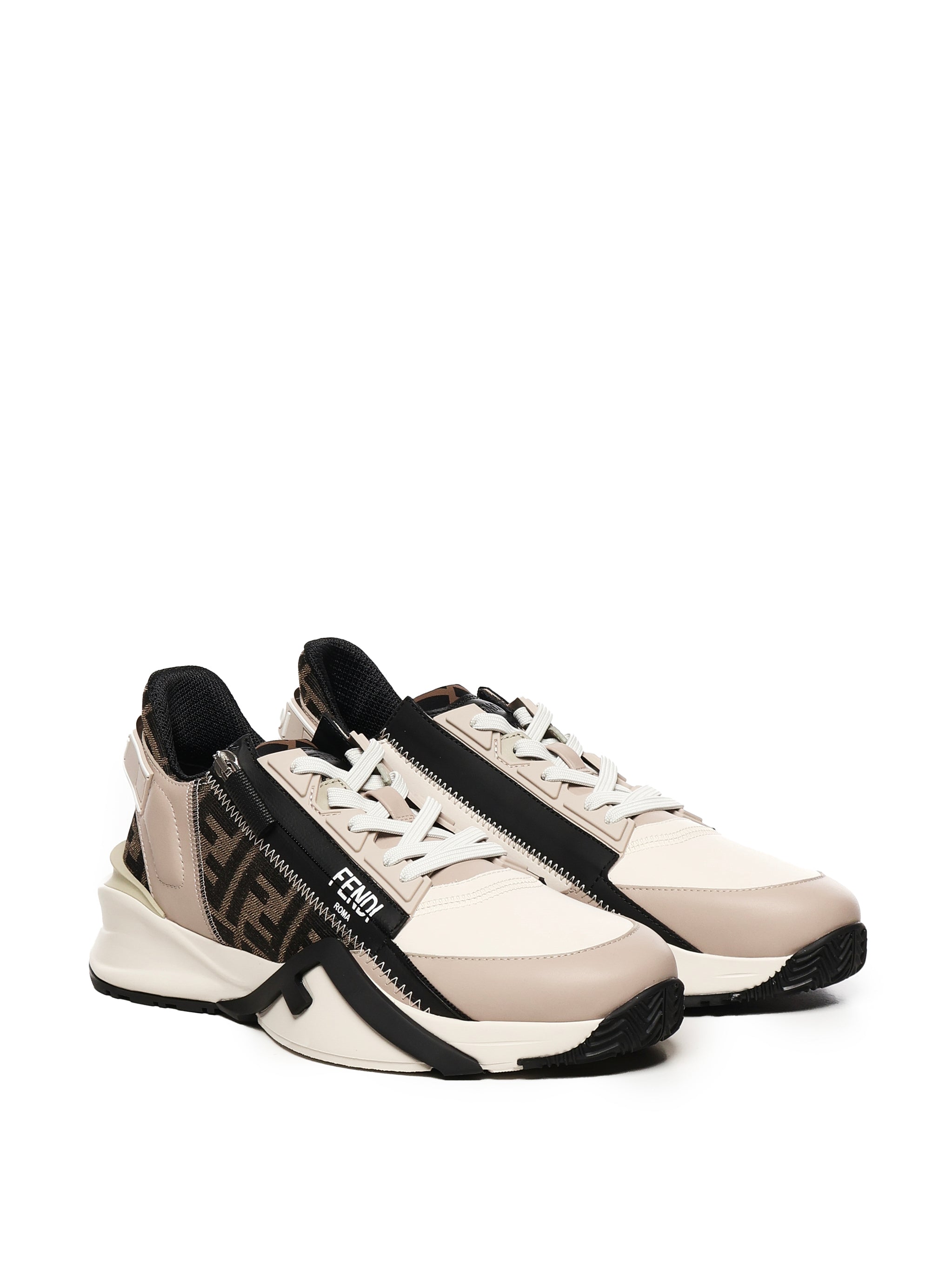 Fendi Sneakers Beige Calfskin