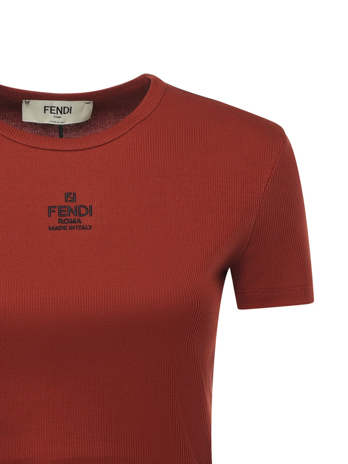Fendi Top Brown Cotton