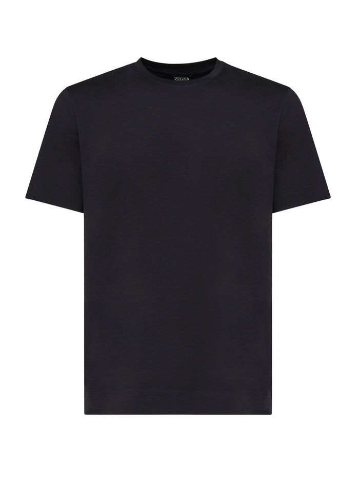 ZEGNA T-shirts and Polos Blue Cotton