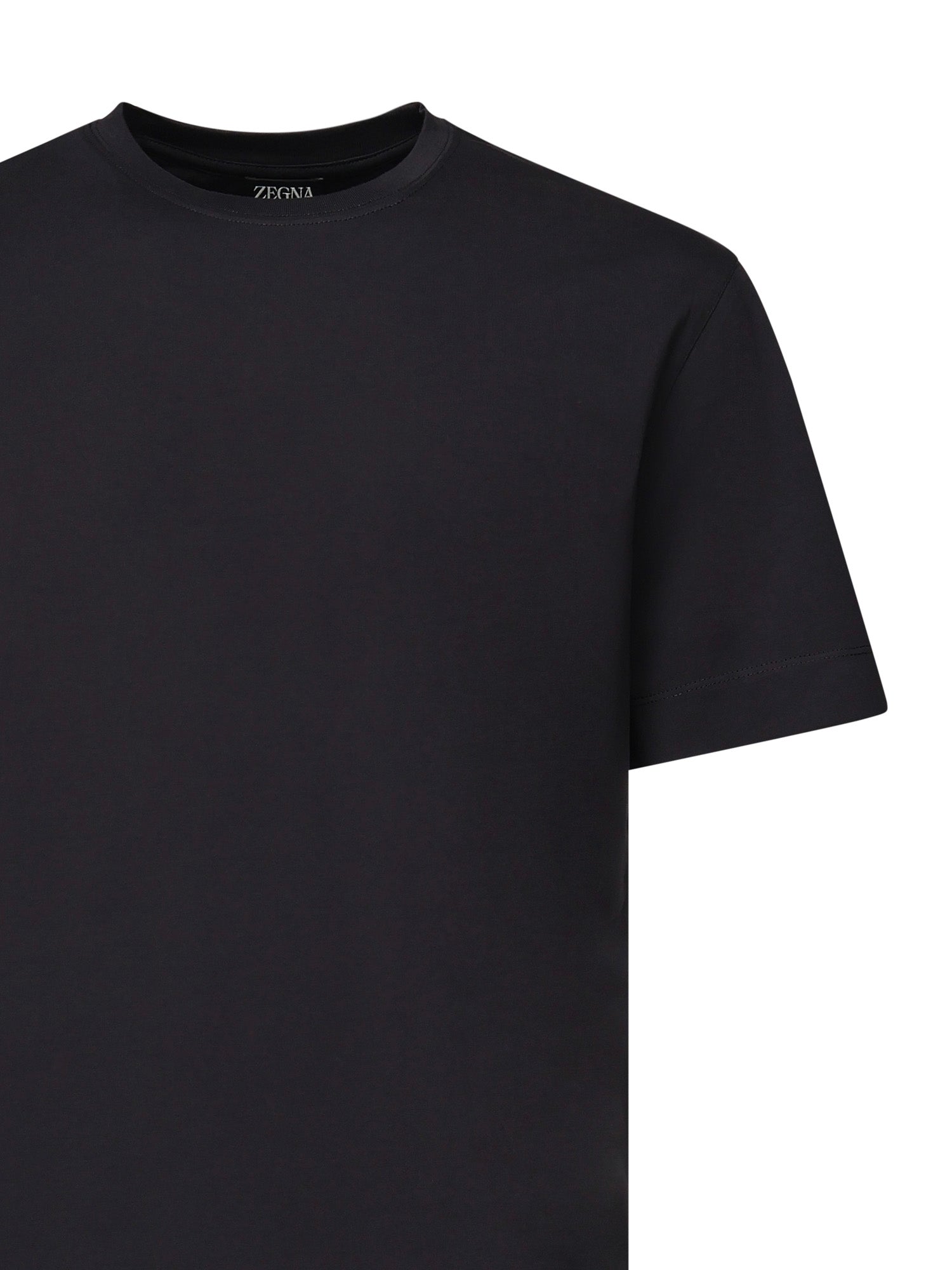 ZEGNA T-shirts and Polos Blue Cotton