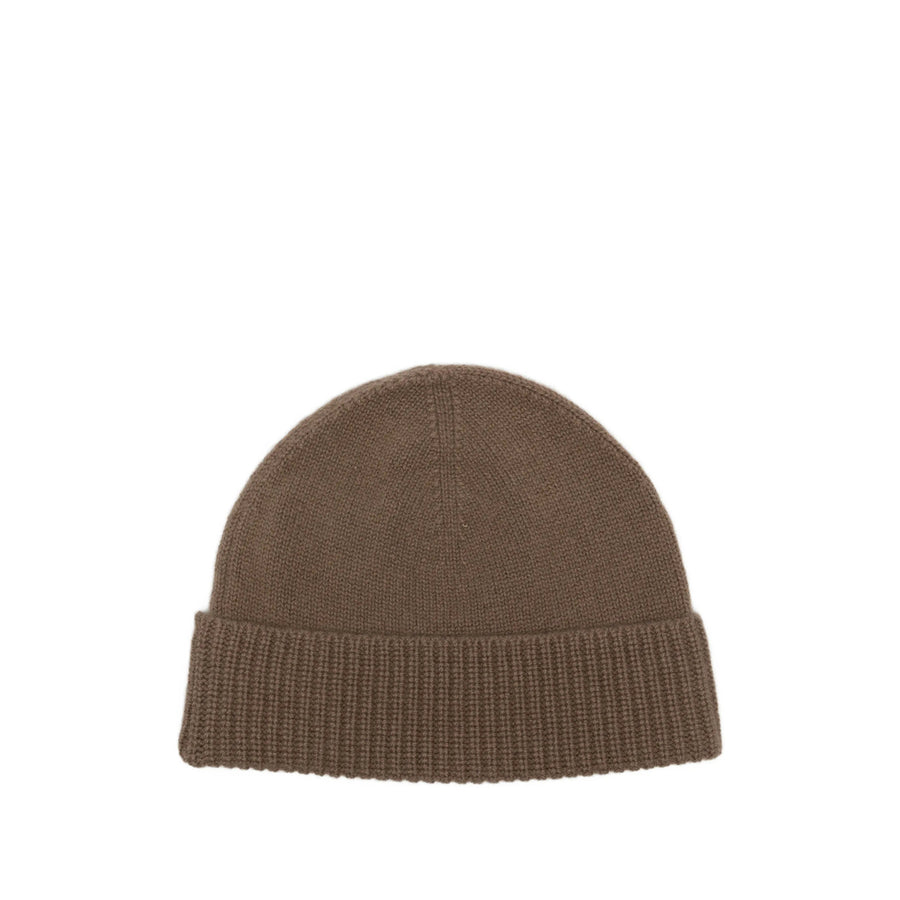 Cashmere Beanie Hat Brown Scarfs