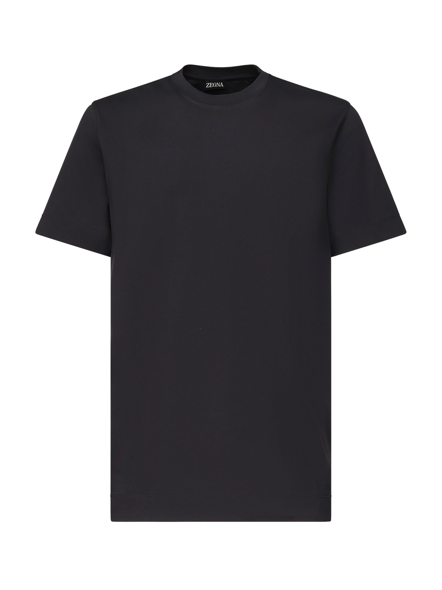 ZEGNA T-shirts and Polos Black Cotton