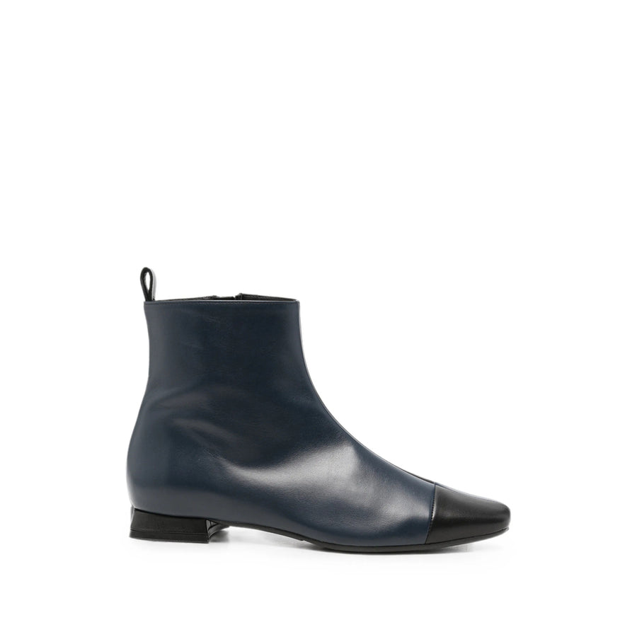 Ankle Boots Simonetta Leather Blue/black Calf