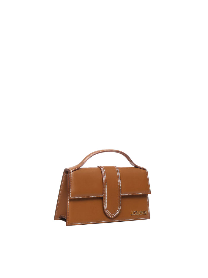 JACQUEMUS Bags Light Brown Cowskin