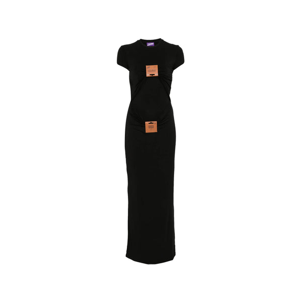 Wool Dress Black