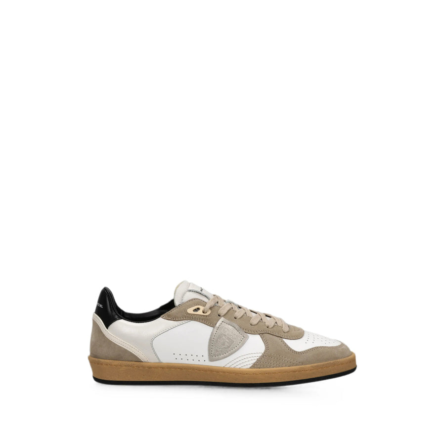 Leather Low-Top Sneakers White/neutrals Trainers