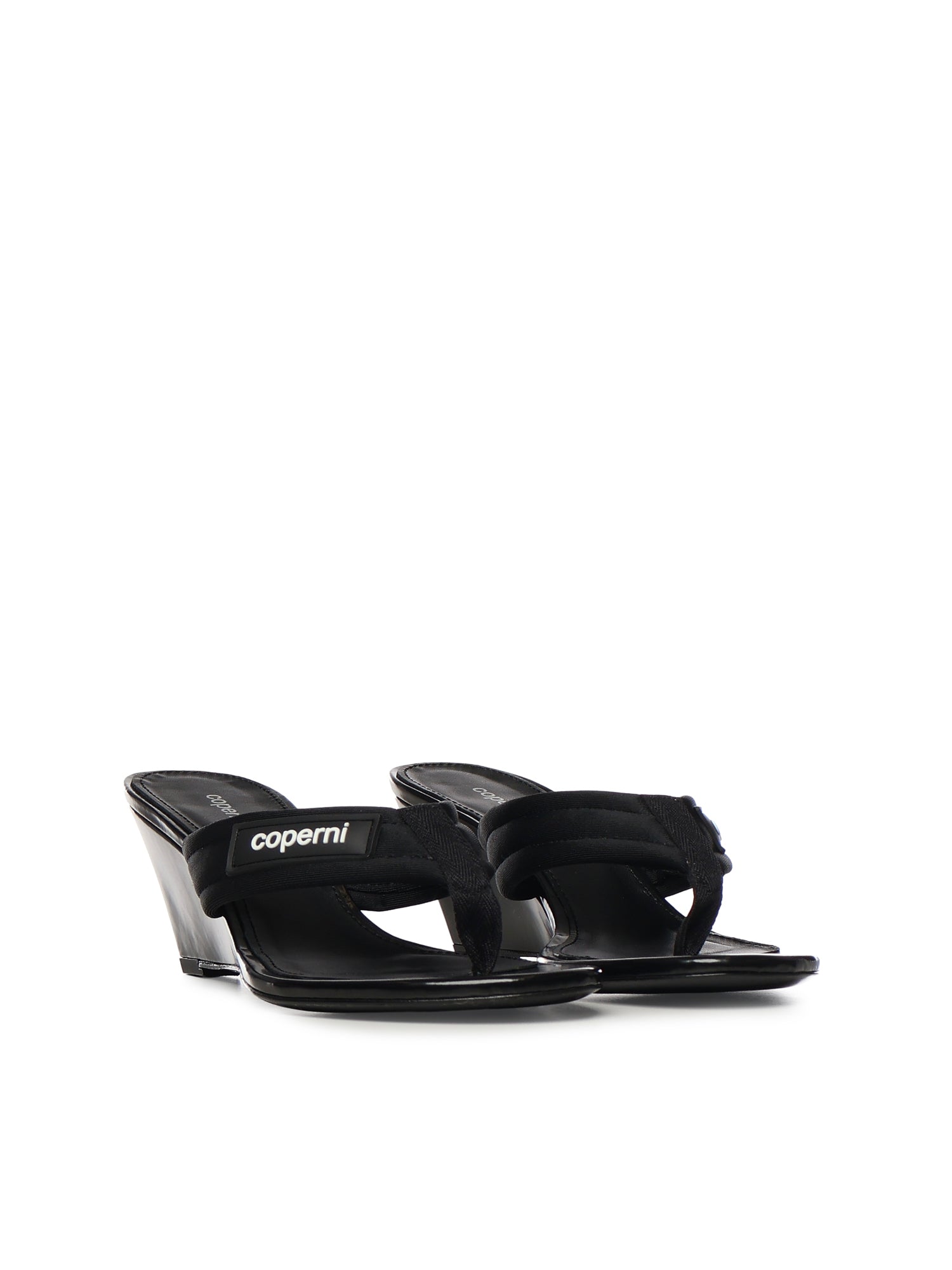Coperni Sandals Black Neoprene