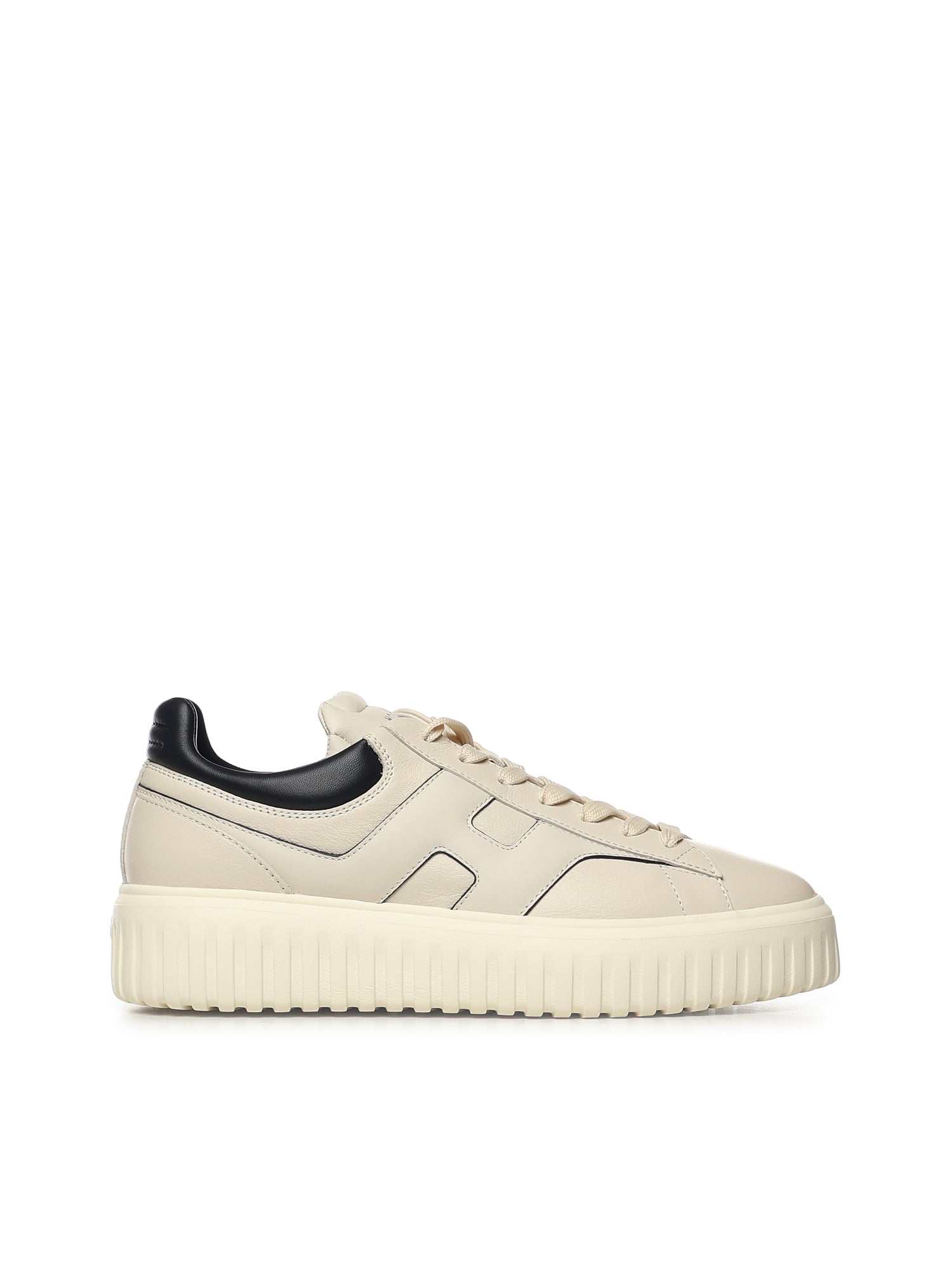 Hogan Sneakers Ivory/black Leather