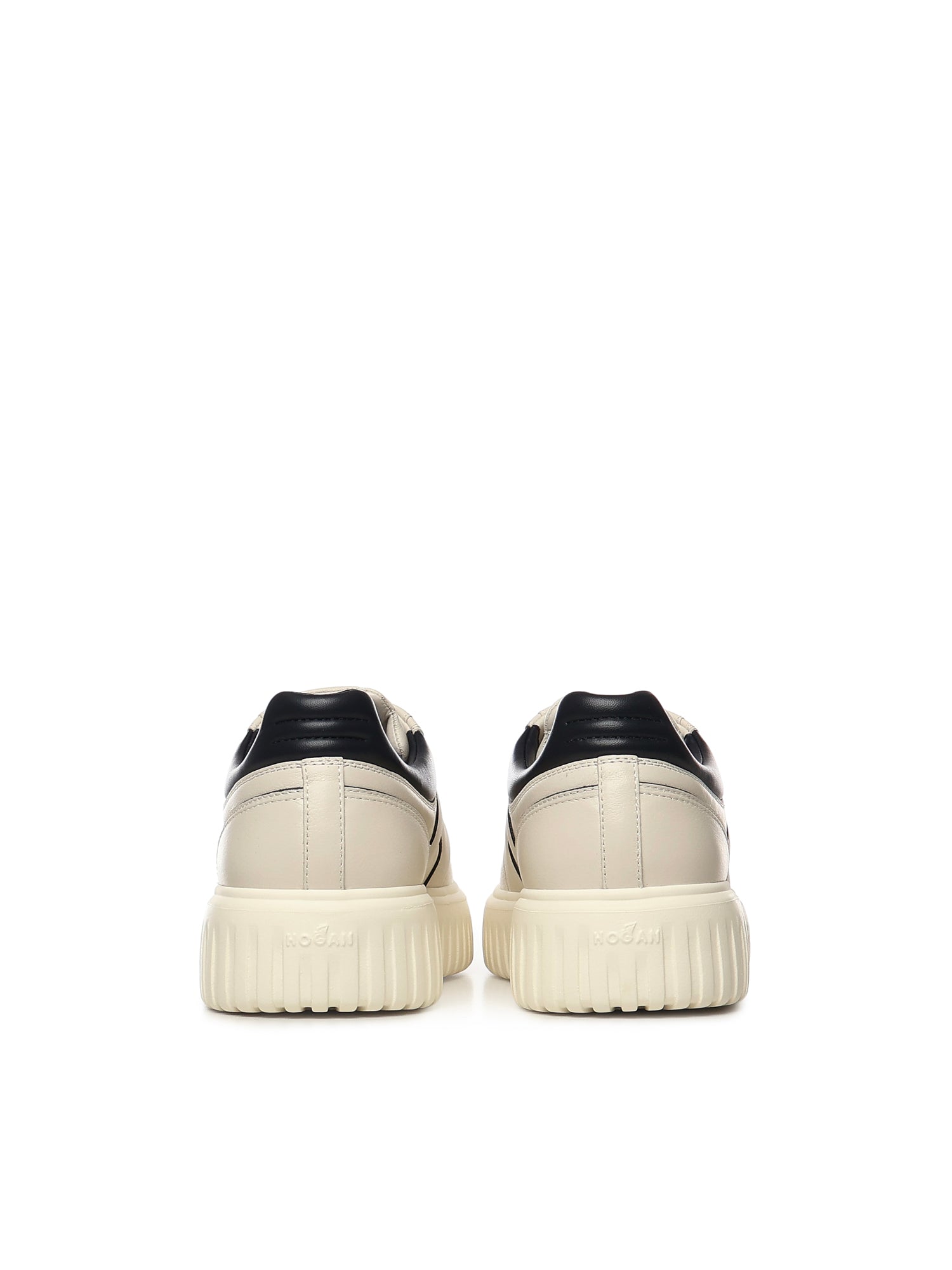 Hogan Sneakers Ivory/black Leather